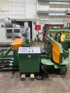 Peddinghaus Meba 410DGA 2300 Double-Miter Double Column Band Saw