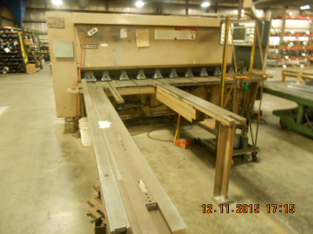 1/4" X 10' Cincinnati Model 2500 FSU Hydraulic Power Squaring Shear
