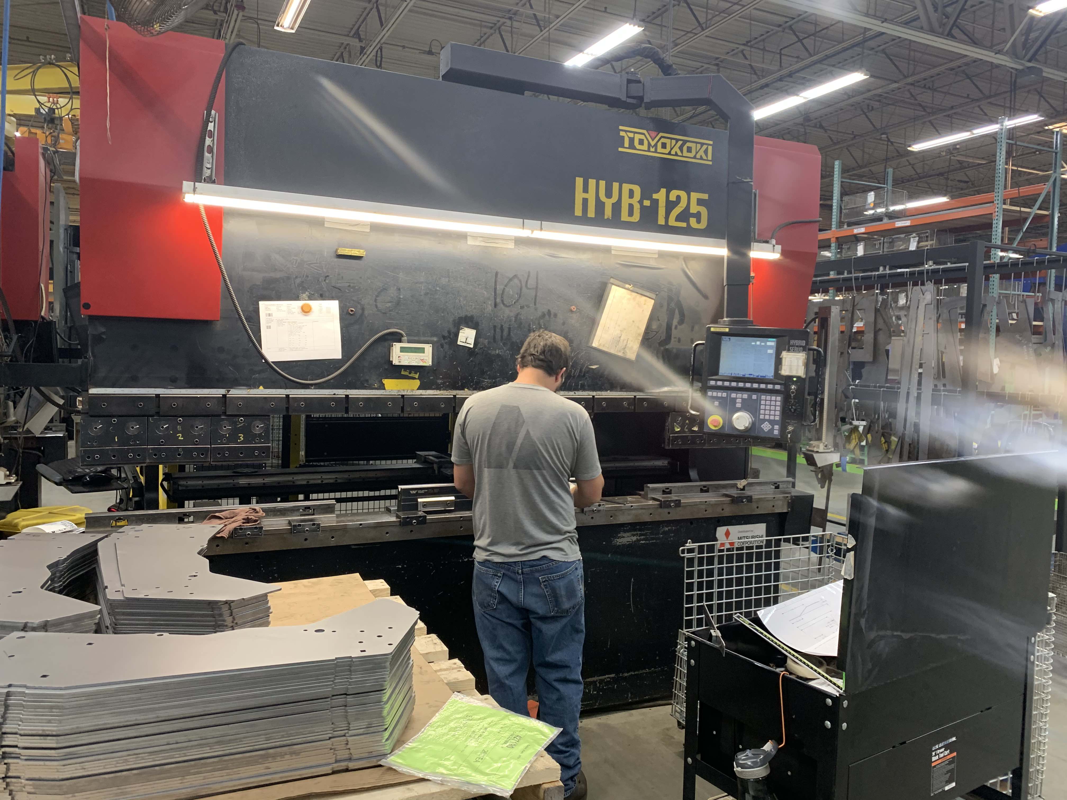 138 Ton X 10' Toyokoki HYB-125-30