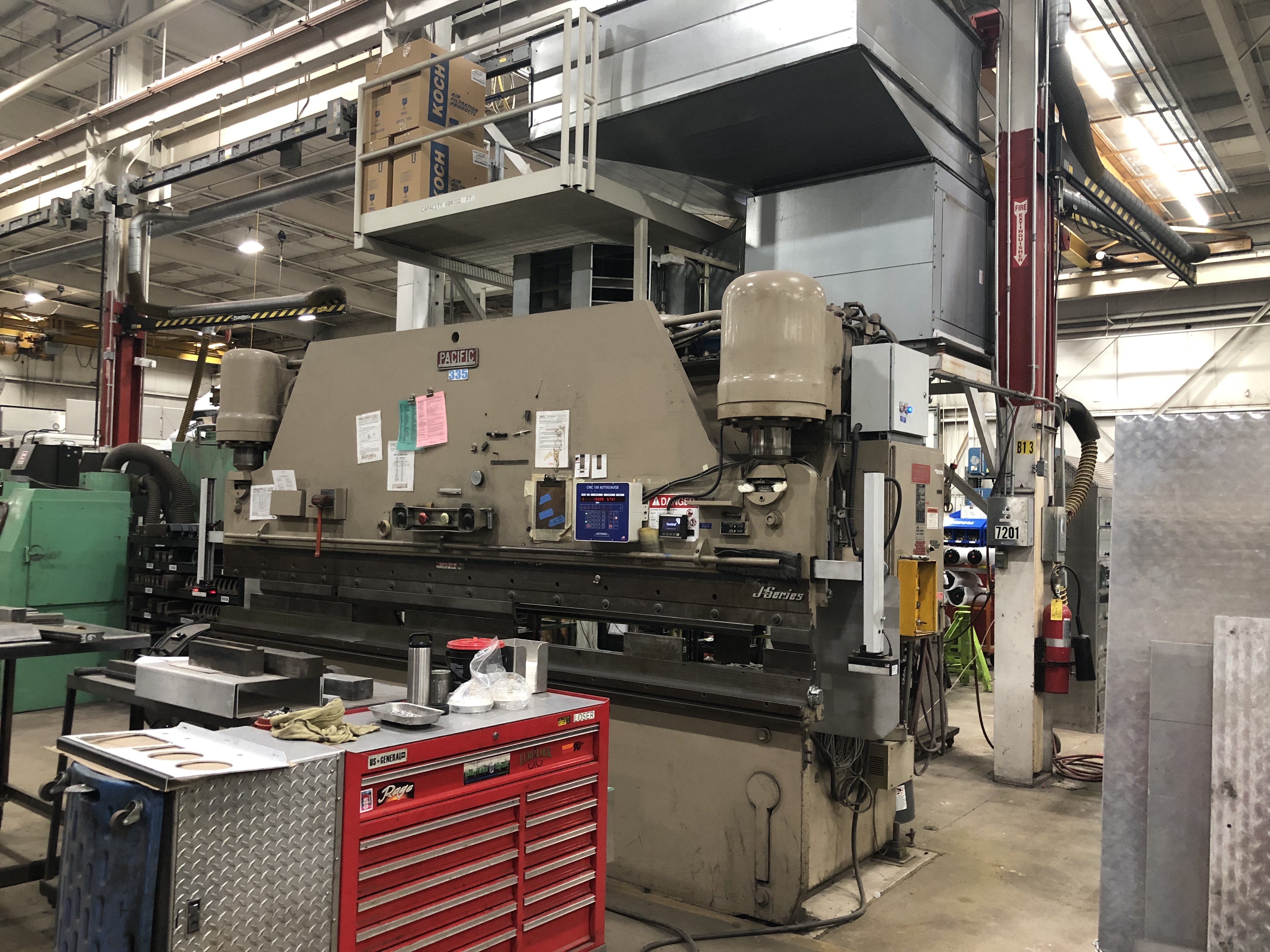 165 Ton X 14'  Pacific J-165-14, Hydraulic CNC Press Brake 