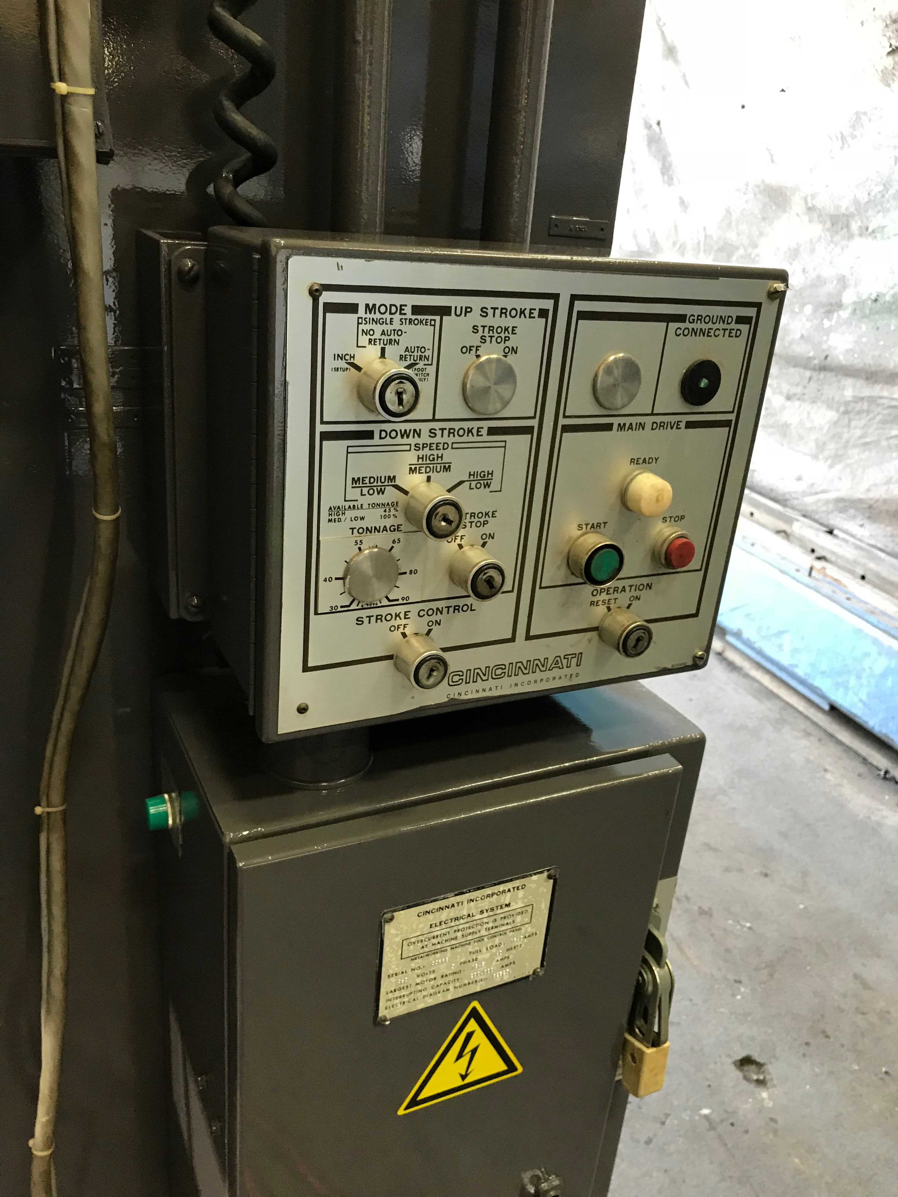 90 Ton X 12' Cincinnati Model 90CB CNC Press Brake