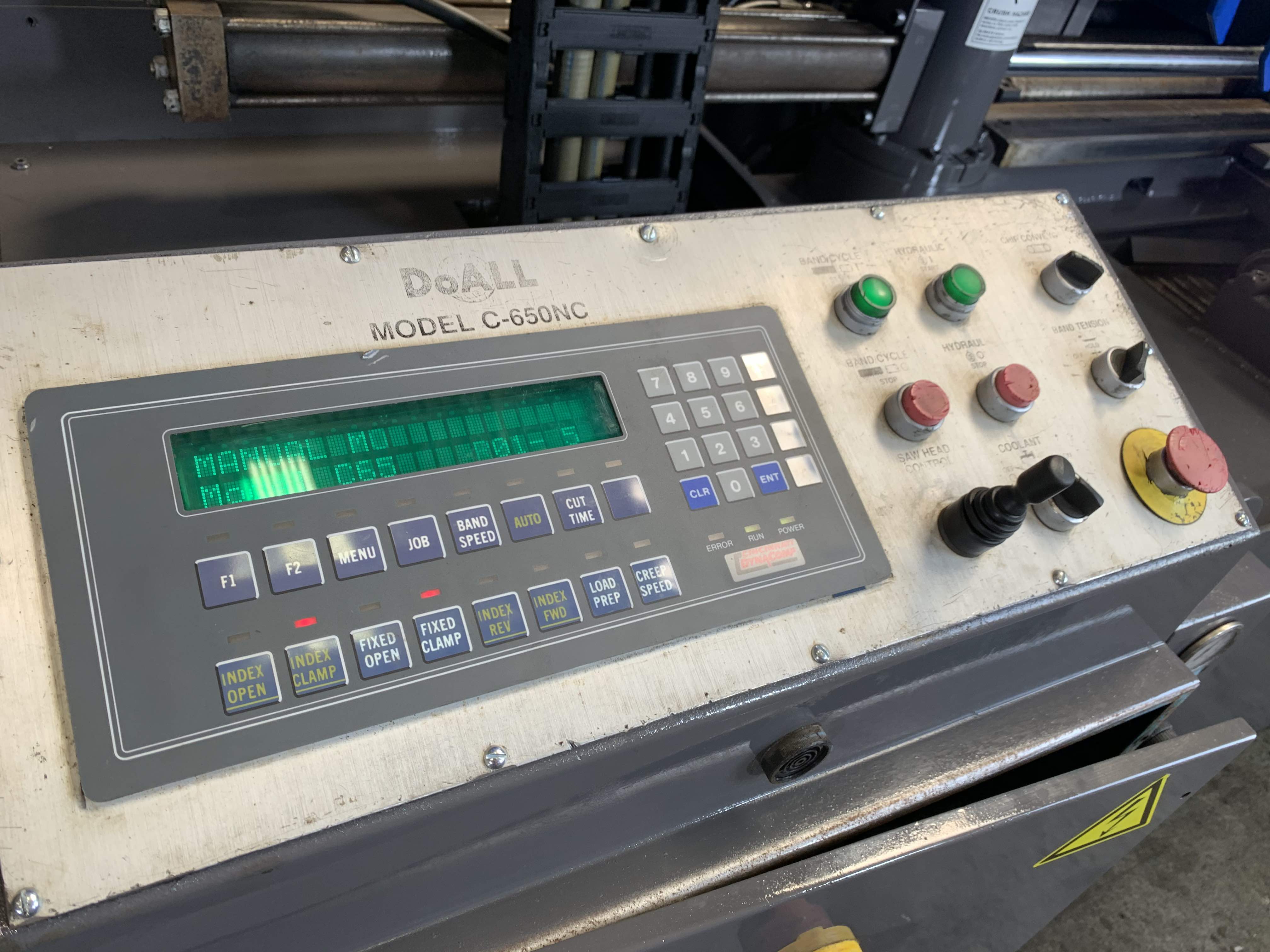 25" X 25" DoAll Model C-650CN  Horizontal Band Saw