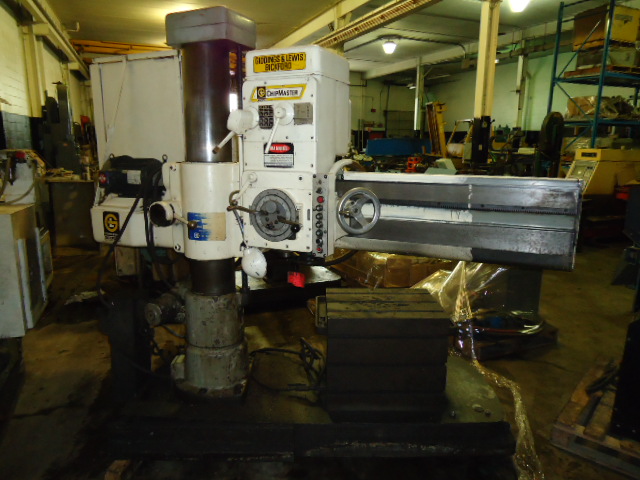 Giddings & Lewis Bickford 4’ X 9” Radial Arm Drill