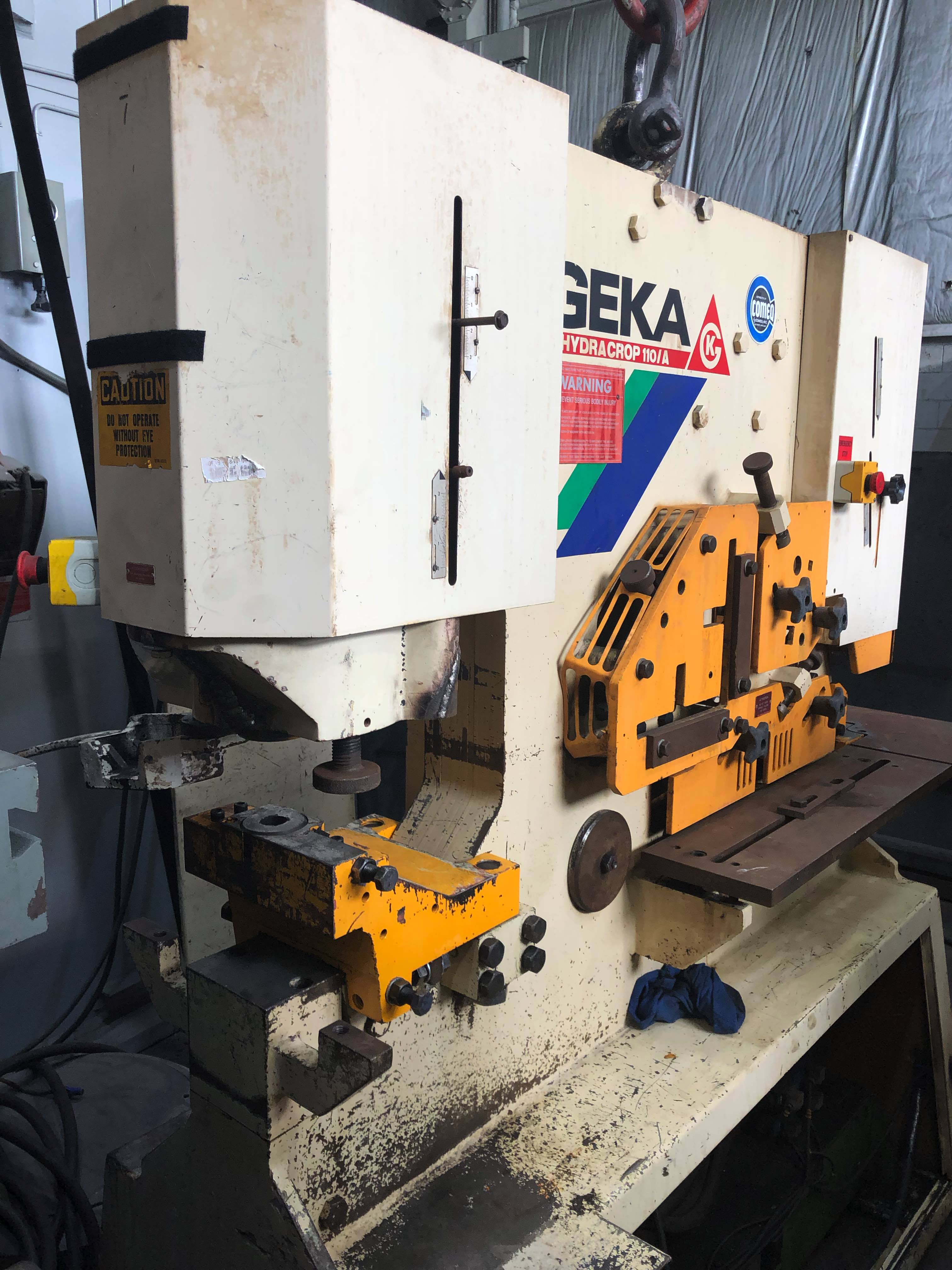 120 Ton Geka Hydracrop 110  Hydraulic Ironworker