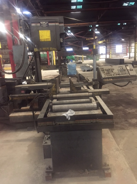 18" X 24" 1999 HEM V120HA Vertical Mitre Cutting Band Saw