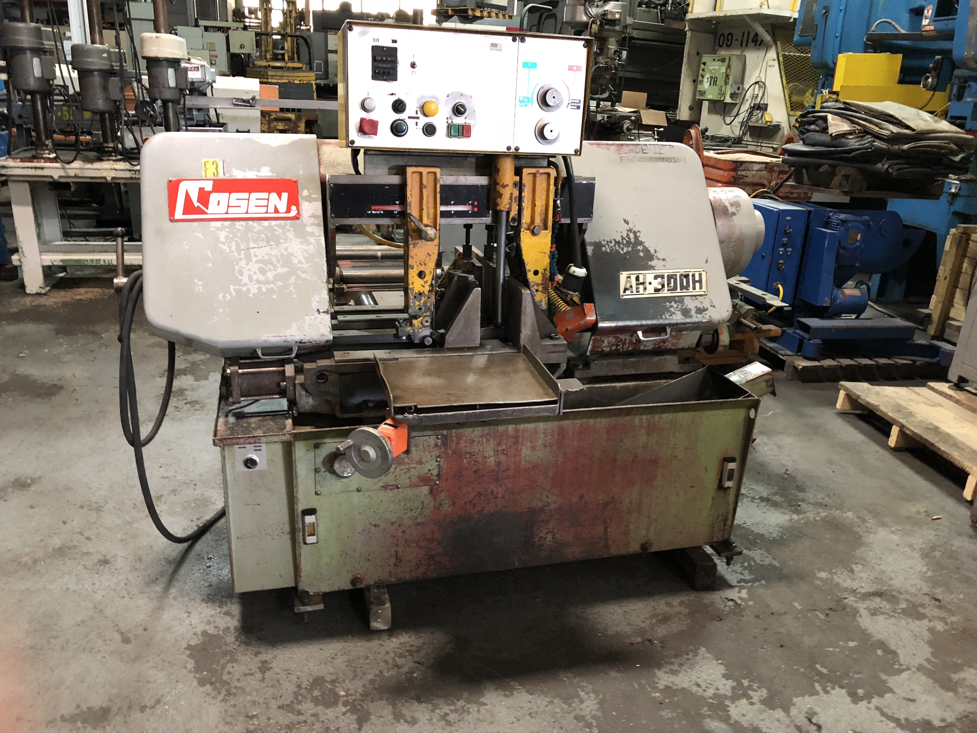 12" X 13" Cosen Model Ah300H Horizontal Band Saw