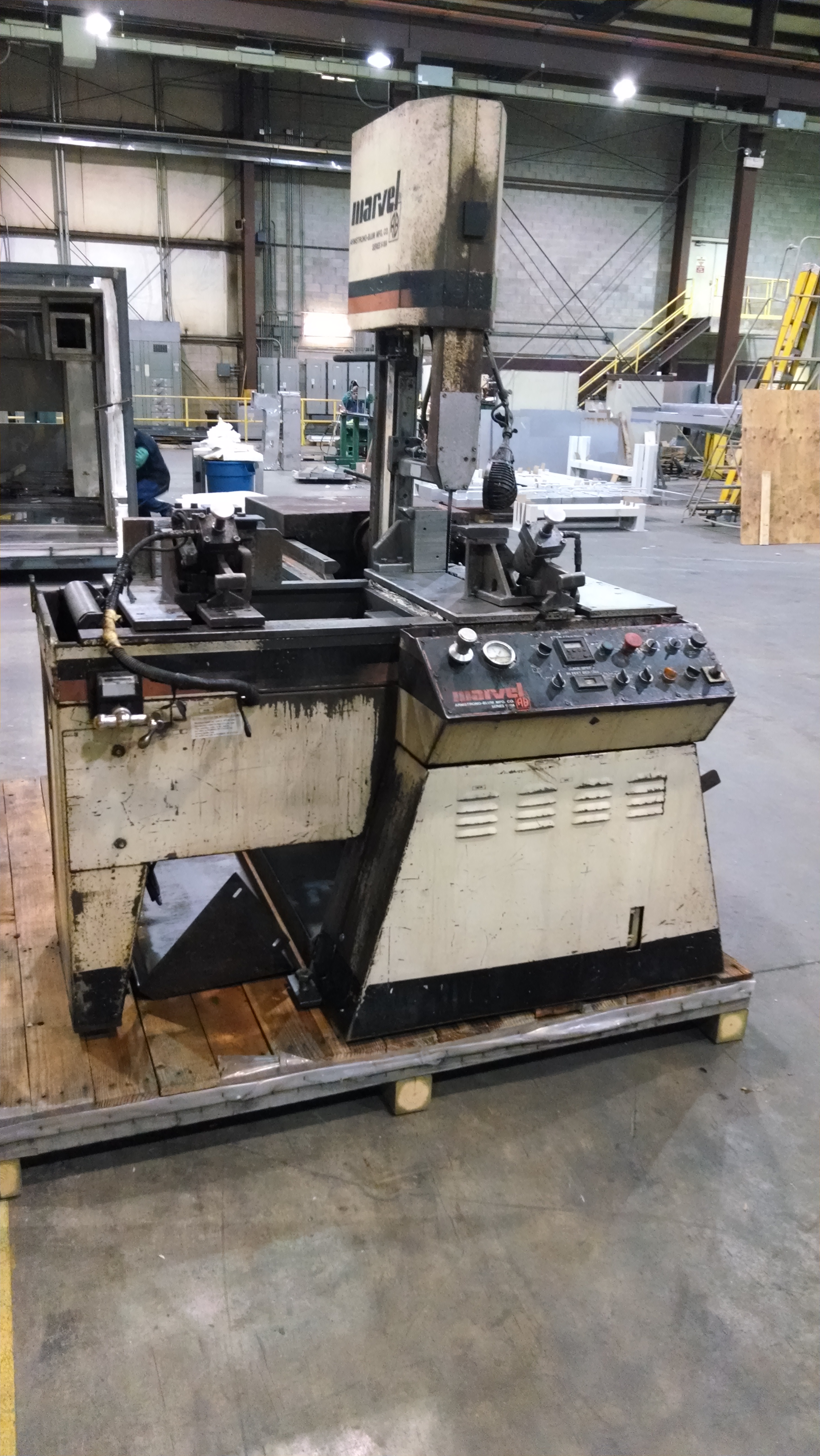 10" X 9"  1990 Marvel V10A2 Vertical Mitre Cutting Band Sa