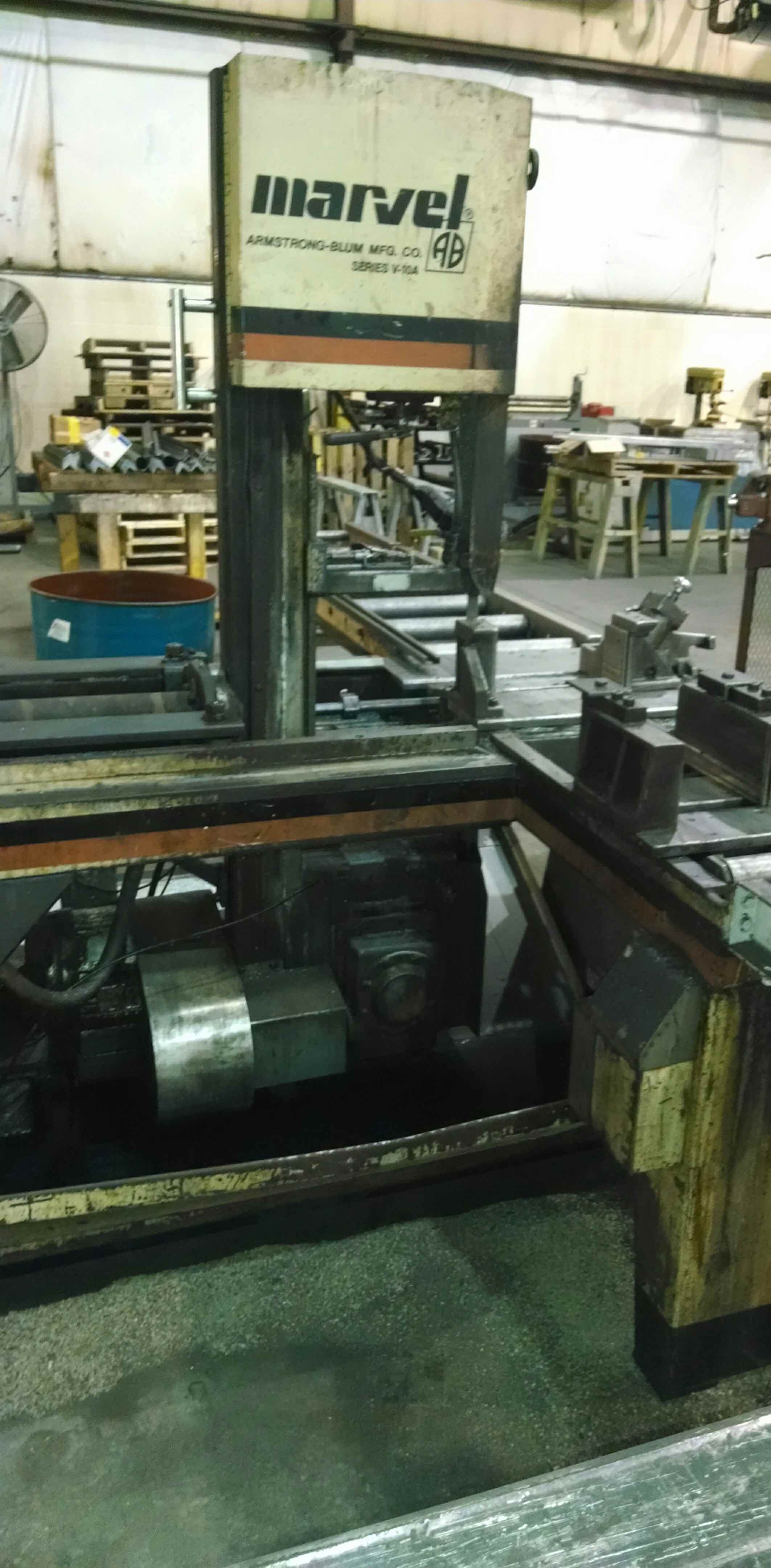 10" X 9" 1990 Marvel V10A2 Vertical Mitre Cutting Band Saw