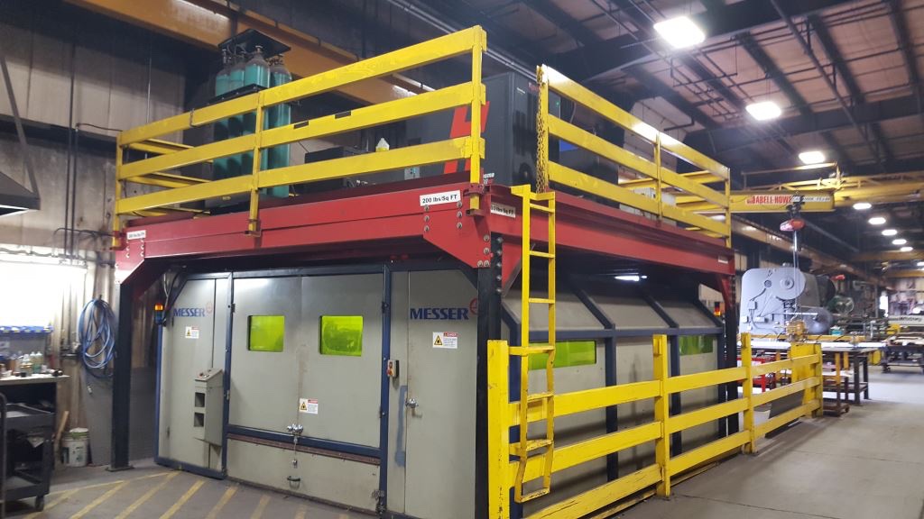 6' X 10' 2011 Messer Metalmaster Plus CNC Fiber Laser / Plasma Cutting System
