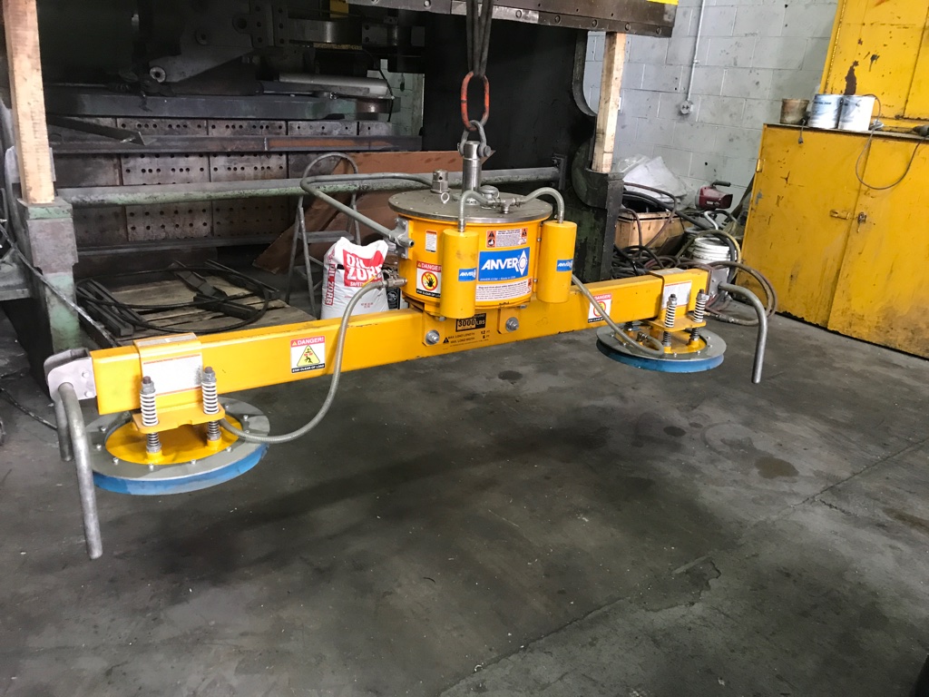 Material Handling Equipment Anver Model M250M Mechanical Vacuum Lifter